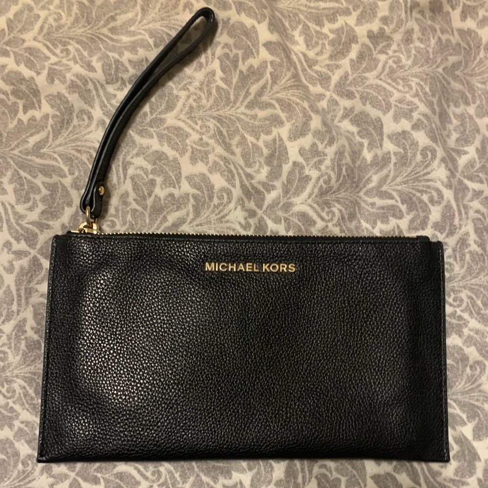 Michael Kors Black Wristlet
